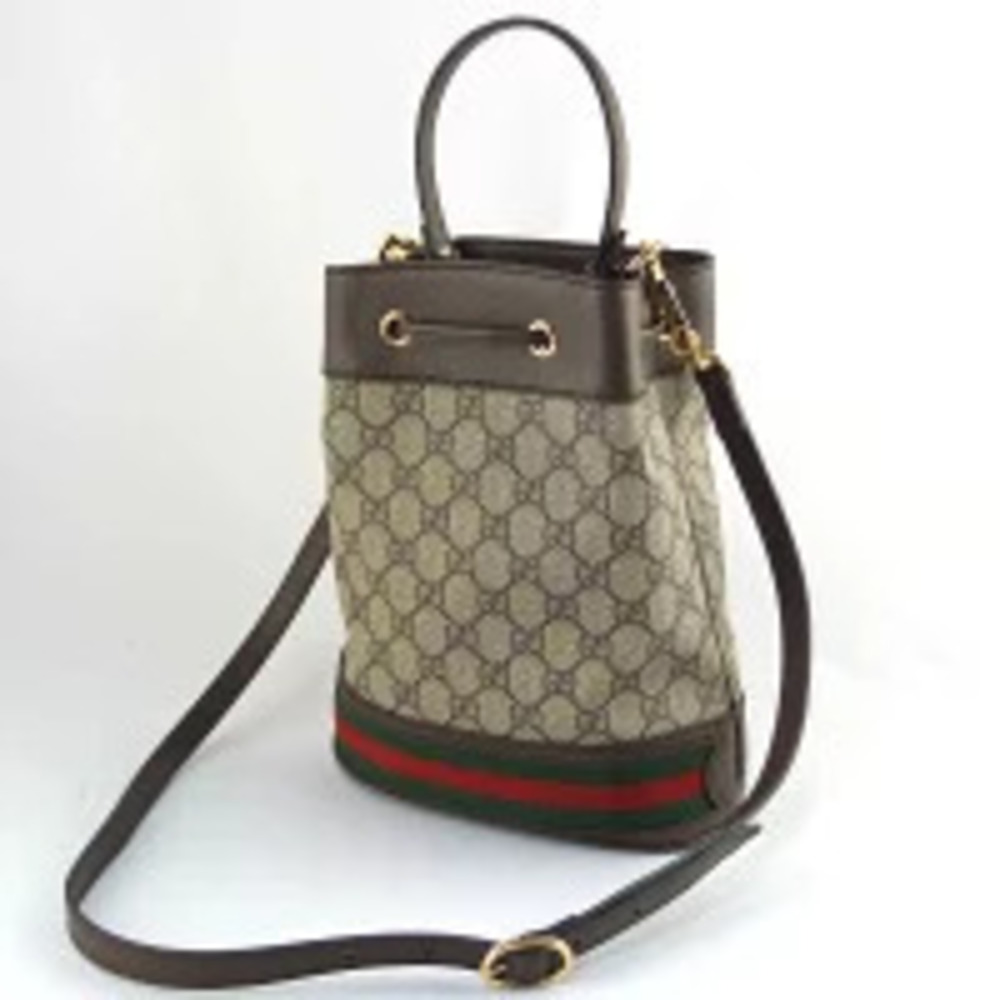 Gucci GG Bucket Bag Ophidia Supreme Black